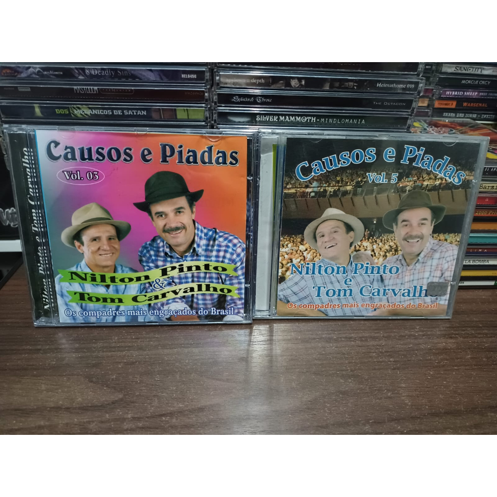 CD Nilton Pinto E Tom Carvalho - Causos E Piadas Vol. 3 E 5