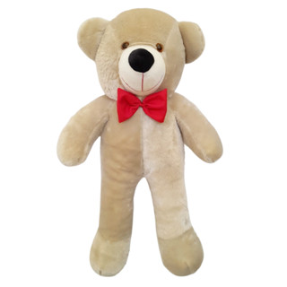 Urso Teddy de Pelúcia de 70cm em Diferentes Cores Com Gravatinha Borboleta