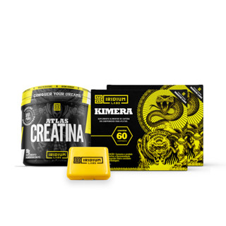Kit 2x Kimera Thermo + Creatina Atlas 90g + Porta caps - Iridium Labs