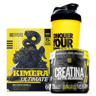 Kit Kimera Ultimate e Creatina com Beta Alanina e Coqueteleira