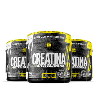 Kit 3x Creatina c/ Beta Alanina 150g - Iridium Labs