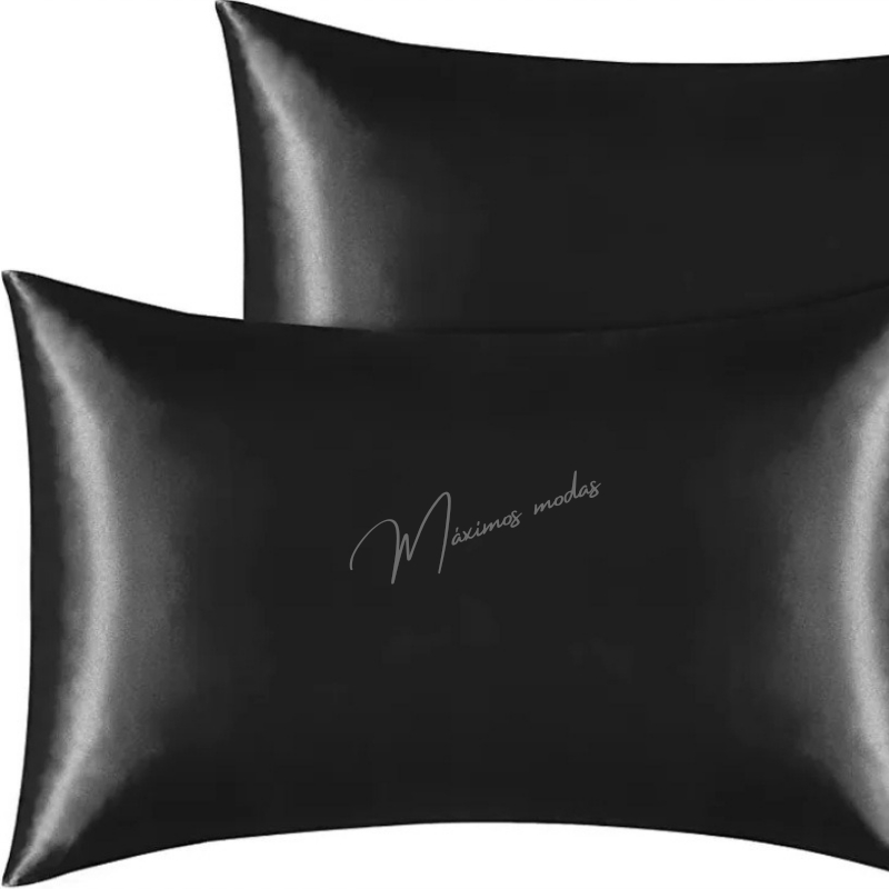 02 Fronhas De Cetim Anti Frizz kit 01 Par 70cm X 50cm macies e conforto todos os dias em Oferta na Shopee