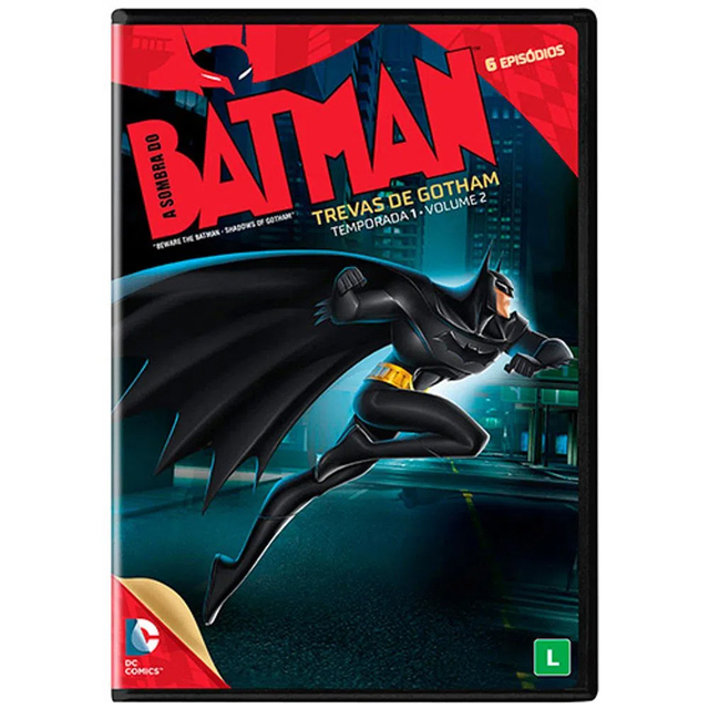 DVD A Sombra do Batman - Trevas de Gotham - Temporada 1 Vol. 2 - ORIGINAL DC - Animação Novo Lacrado
