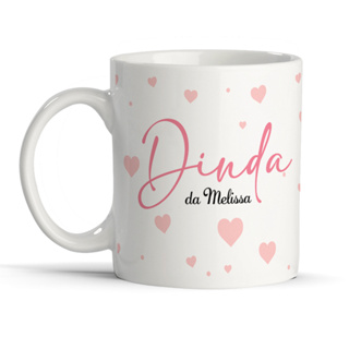 Caneca Padrinhos Batismo Presente Dindos Lembrança Dindo Dinda em Oferta na Shopee