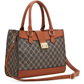 Bolsa de grande capacidade com estampa retrô e temperamento requintado ANJGG