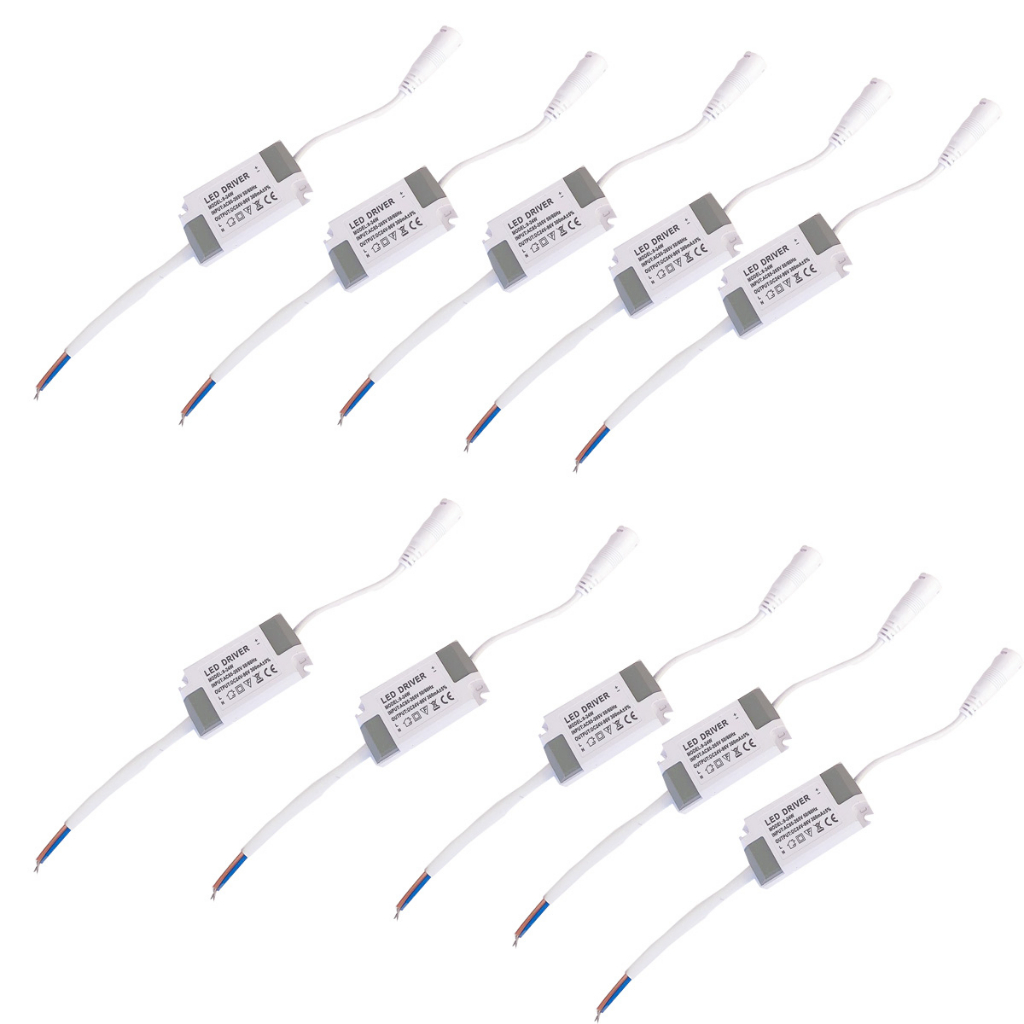 Kit 10 Reator Driver r 8w Até 25w para Painel Led Embutir Sobrepor bivolt em Oferta na Shopee