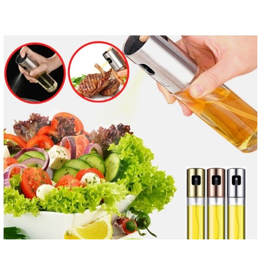 Kit 2 Spray de Azeite para churrasco perfume Loção Pulverizador Borrifador Vidro Imita INOX 100 ML em Oferta na Shopee