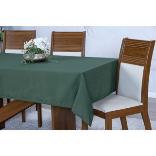 Toalha De Mesa  6 Lugares Tecido Oxford de Cor Lisa Com Acabamento em Bainha em Oferta na Shopee
