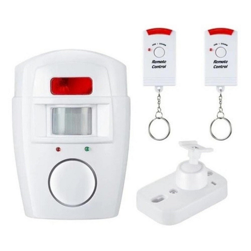 Kit Alarme Residencial Sem Fio Sensor Presença + 2 Controles