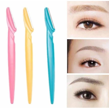 Kit 3 Lâminas Sobrancelha e Rosto Navalha Depilação Dermaplanning Design