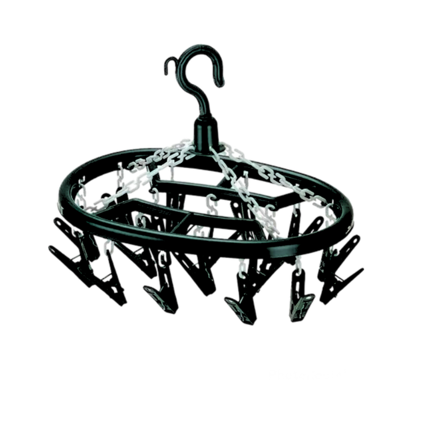 Varal De Roupas Íntimas Oval Com 18 Prendedores Pronta Entrega