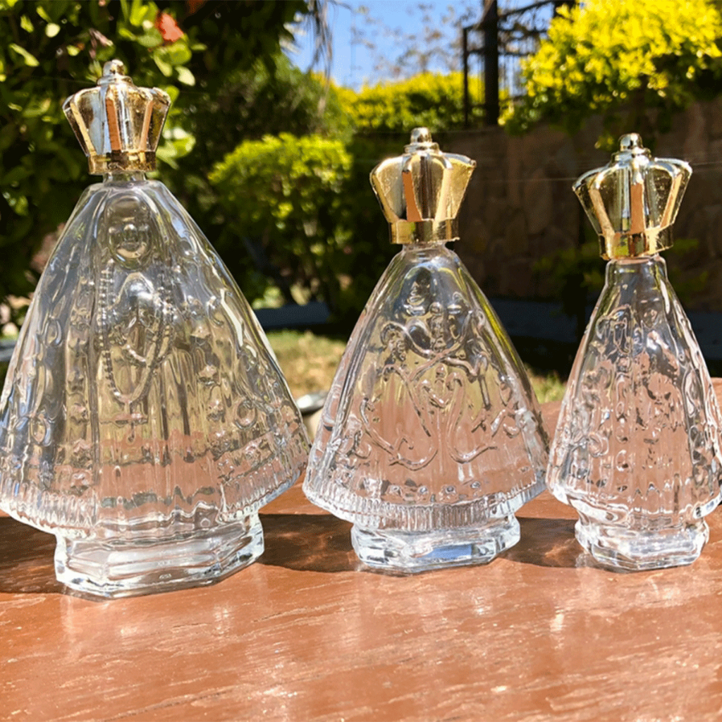 VIDRO NOSSA SENHORA APARECIDA 30ml  75ml 140ml para Batizado e Festa Religiosa, Unção santinha em Oferta na Shopee