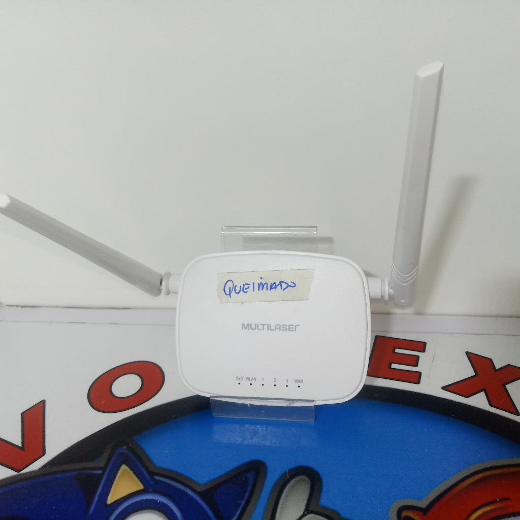 roateador queimado wifi