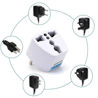 Adaptador tomada universal com padrão europeu Uk para o Brasil util moderno clean
