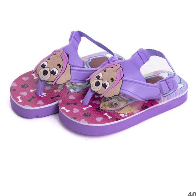 Chinelo Infantil Bebê Feminino Menina Elástico Confortável Macio Minnie e Skye Patrulha Canina em Oferta na Shopee