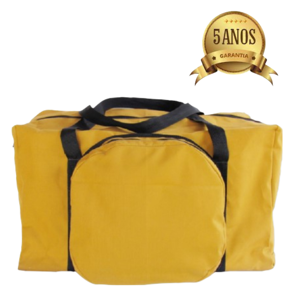 Bolsa de lona grande fabricado em lona de caminhão encerada para transporte de ferramentas martelete, esmerilhadeira, maquina de solda, furadeiras, etc
