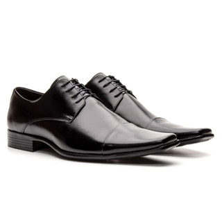 Sapato Social Masculino Clássico Oxford Couro Legítimo Estilo Italiano Bigioni Promoção