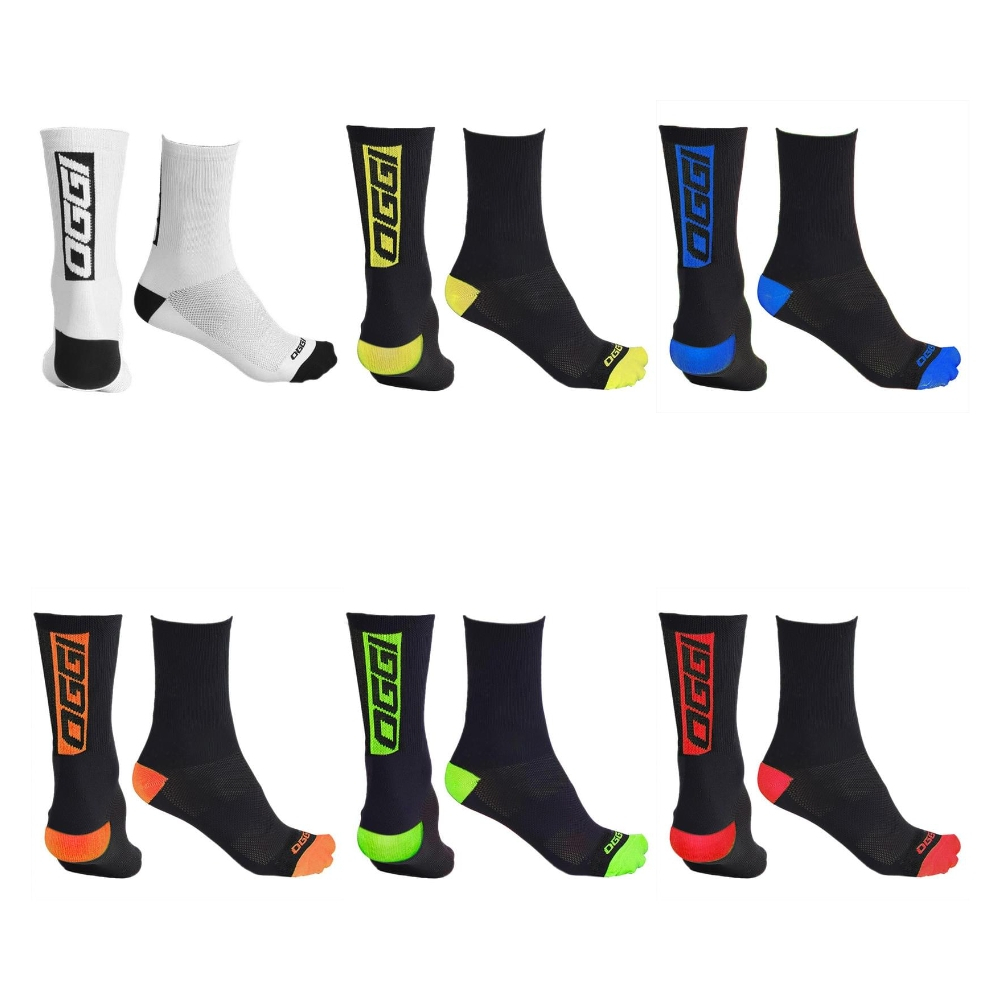 Meia Ciclismo Bike Mtb Oggi Cano Médio Masculina Feminina