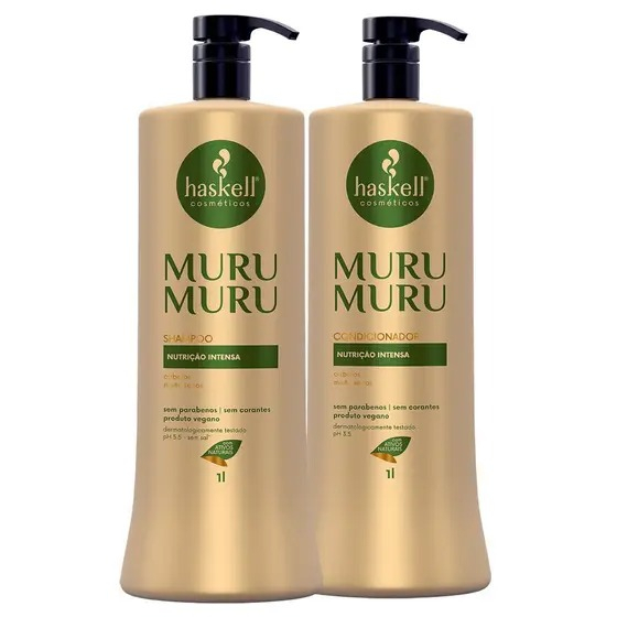 Kit Haskell Murumuru Sh. Cond. 1L - Nutrição Intensa