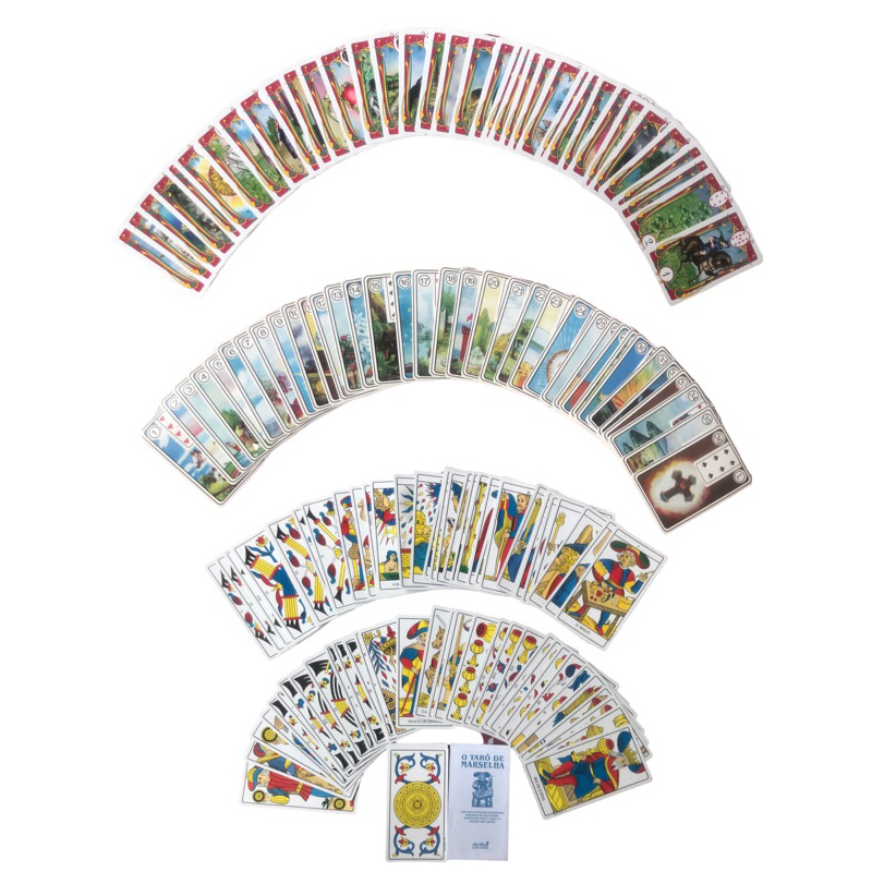 Baralho Cigano Da Sorte Tarot taro Marselha C/ 36 Cartas + Manual, Aprenda a jogar e ver seu destino