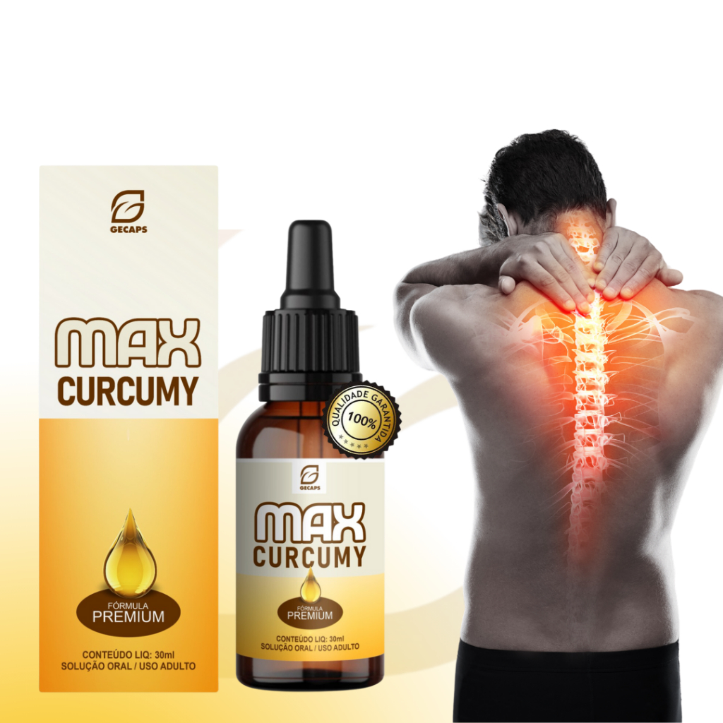 Max Curcumy  original extrato de curcuma tratamento dos ossos articulações e dor nas costas. em Oferta na Shopee