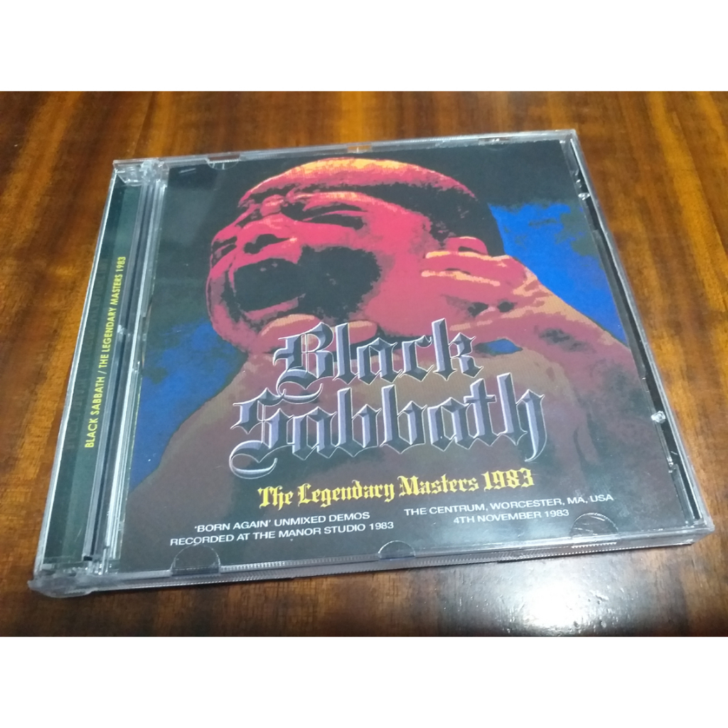 Black Sabbath CD Duplo The Legendary Masters 1983 Born Again Demos + Live soundboard fantástico