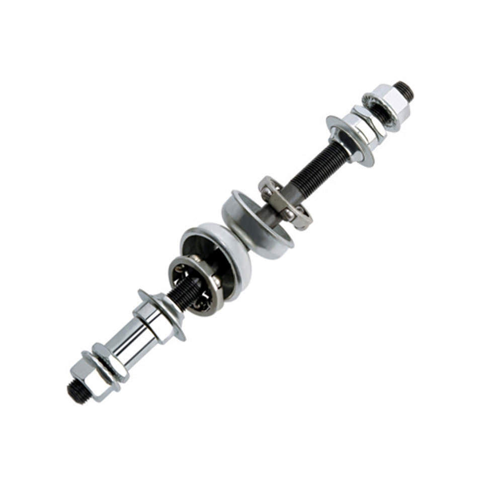 Eixo Traseiro Marcha Completo 175mm Caixas Colares Aço Bicicleta Aro 24 26 29 Bike Mtb