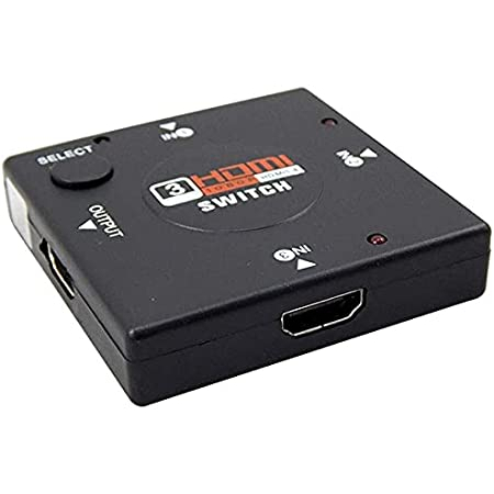 Chaveador Seletor Hub Switch Hdmi 3x1 Divisor 3 Portas 1080p
