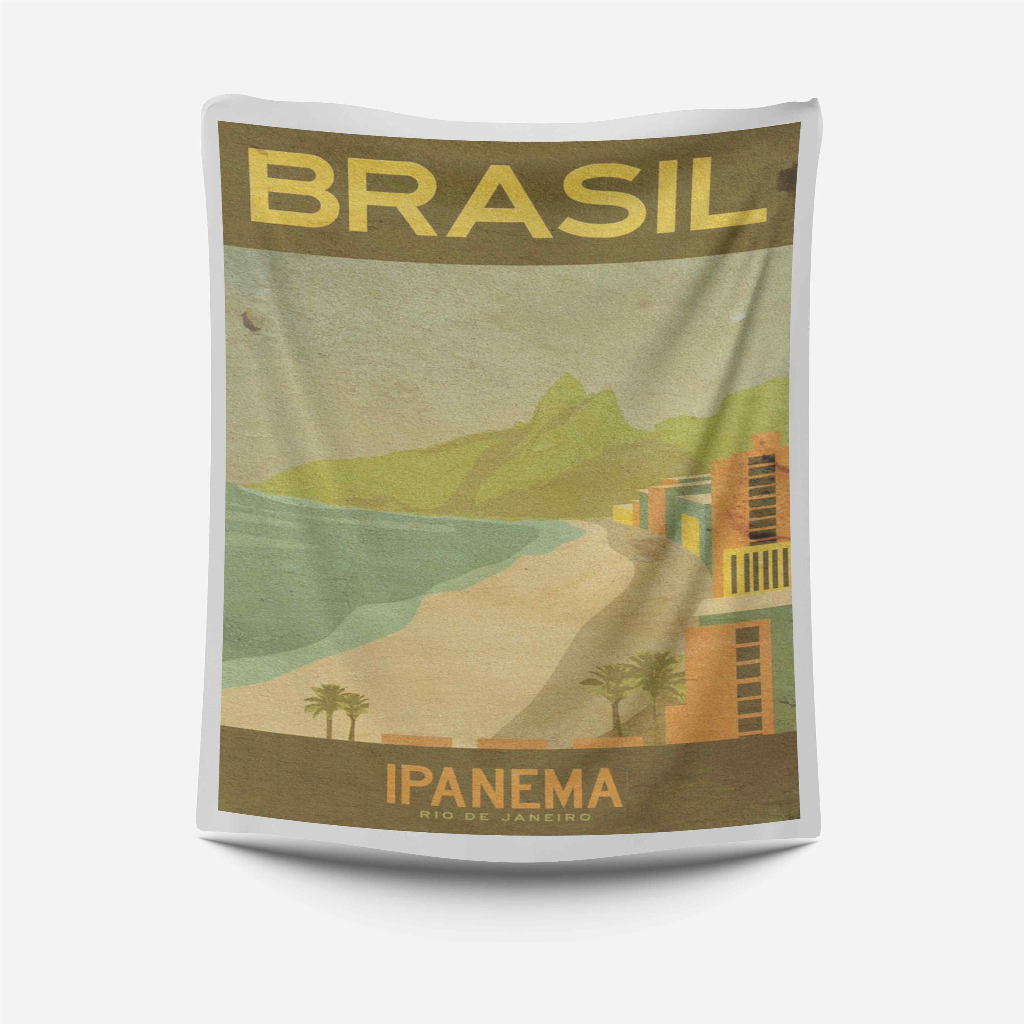 BANDEIRA DECORATIVA - VINTAGE BRASIL em Oferta na Shopee