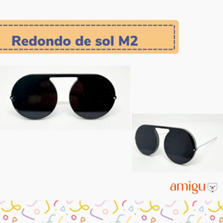 ÓCULOS DE SOL REDONDO MODELO 2 PRETO PARA AMIGURUMIS - leia o anúncio em Oferta na Shopee
