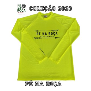 Blusa masculina com proteção solar nova coleção lançamento Pé na Roça