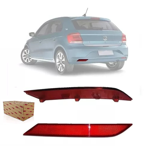 Refletor Olho De Gato Parachoque Traseiro Gol G7 G8 2016 2017 2018 2019 2020 2021 2022 Lado Esquerdo
