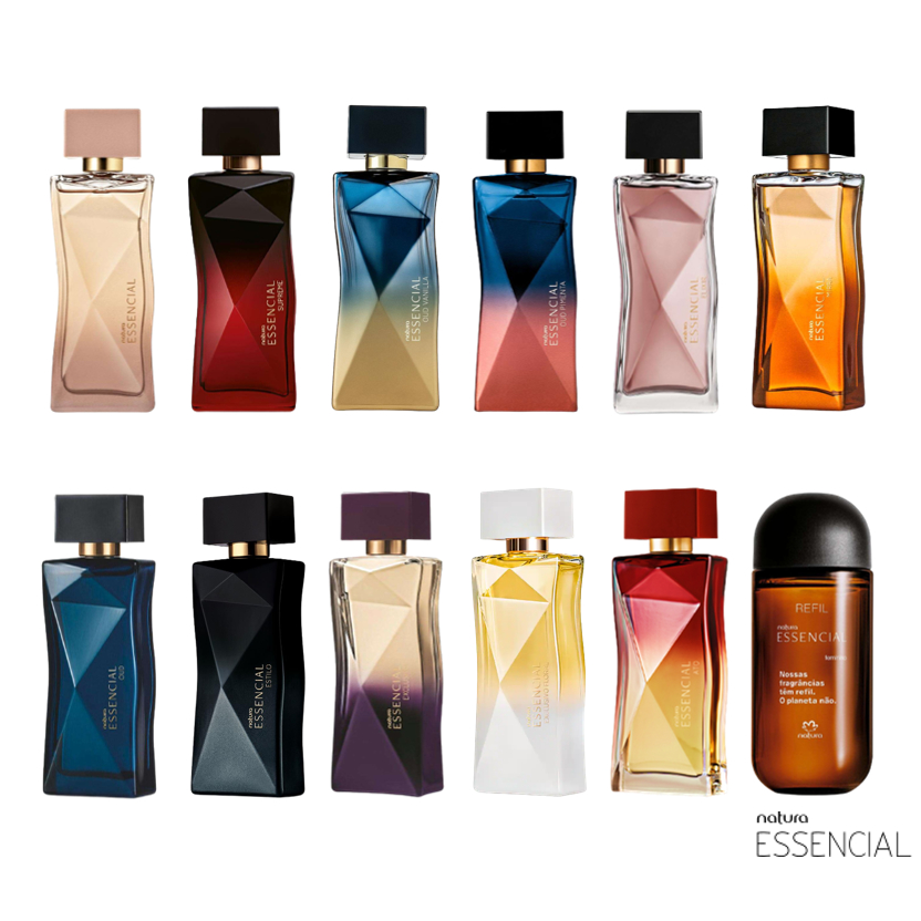 Essencial Deo Parfum Feminino Natura 100ml: Clássico, Ato, Supreme, Atrai, Palo Santo, Oud, Mirra, Elixir, Exclusivo e +