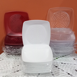 Prato SOBREMESA 15 cm 50 unidades quadrado em Oferta na Shopee