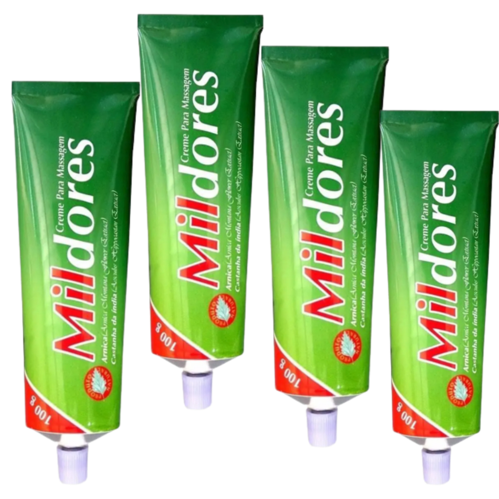 Kit Com 4 Unidades De Pomada Mil Dores Original