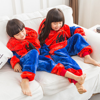 Roupa Homem Aranha Pijama Infantil Menino De Plush - Roupas