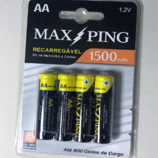 Batería Recargable 4pcs AA 600 MAh 1.2V Perfecta Para Varios Dispositivos Conveniente