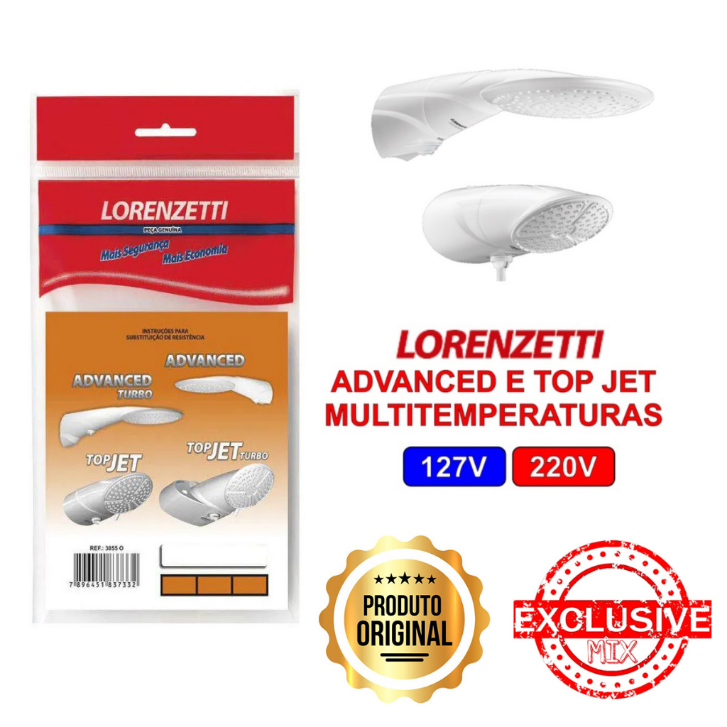 Ducha Lorenzetti Advanced 110v: Onde Comprar | BuscaProdutos