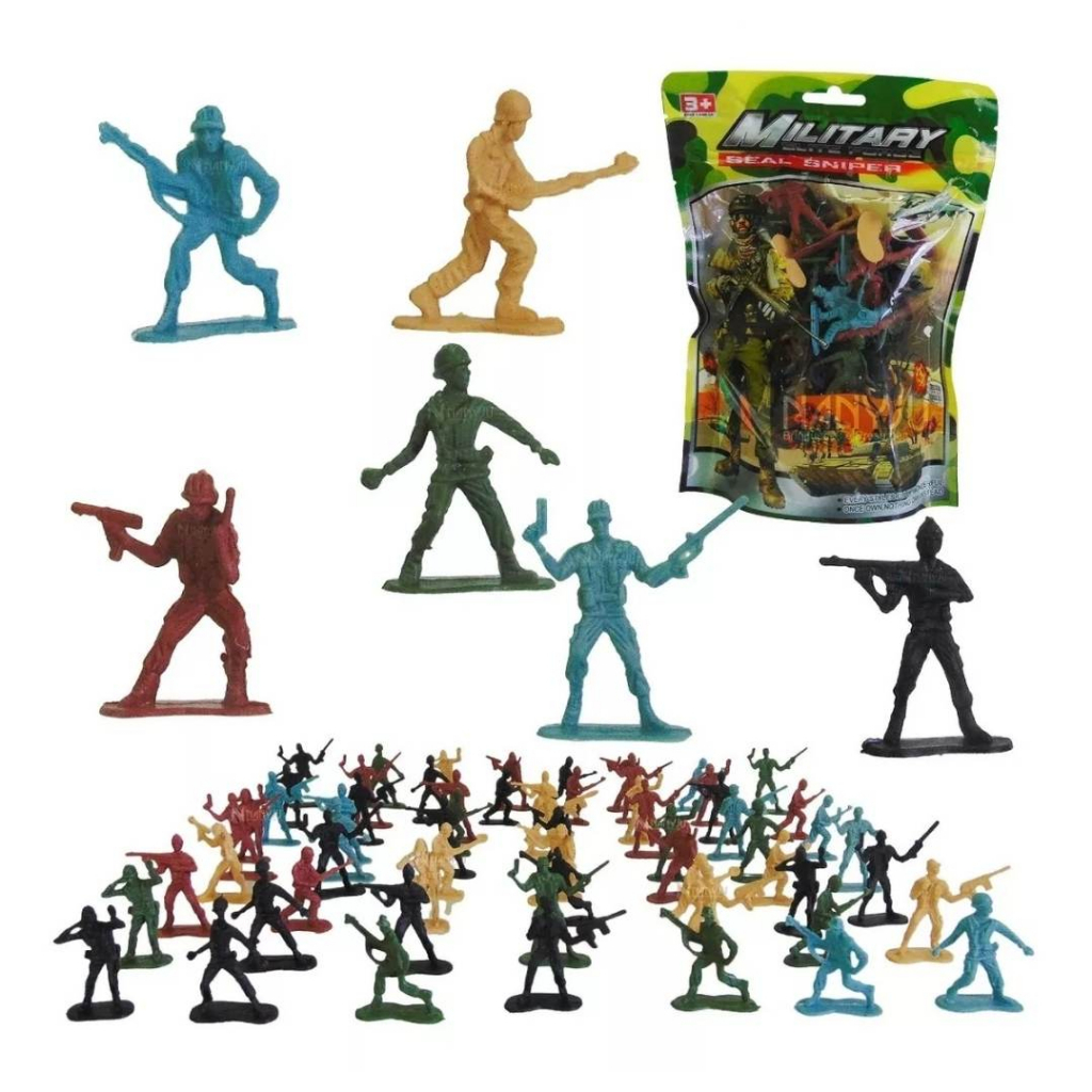 Boneco Soldados Militar Miniatura Soldadinhos Plastico Tanque Guerra veículos exército em Oferta na Shopee