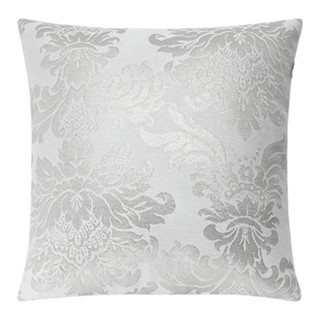 Capa de Almofada c/ Zíper 40cmx40cm Jacquard Adamascado Luxo