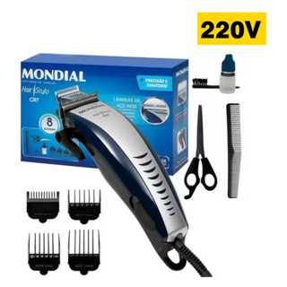 Maquina de Cortar Cabelo Pelo + Acessórios Mondial Cr07 220v