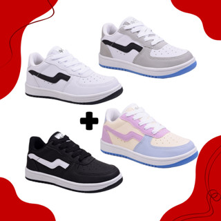 Combo 2 Pares Tênis infantil Menina Menino Unisex Lançamento destaque Zero um, Top Resistentênte