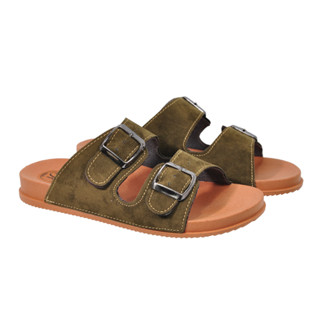 Sandalia Birken papete unissex com fivela