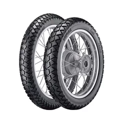 Par Pneu Vipal 300-21 e 120/80-18 TR300 Lander XR200 Tornado XRE300 Sahara 300 Uso com Câmara