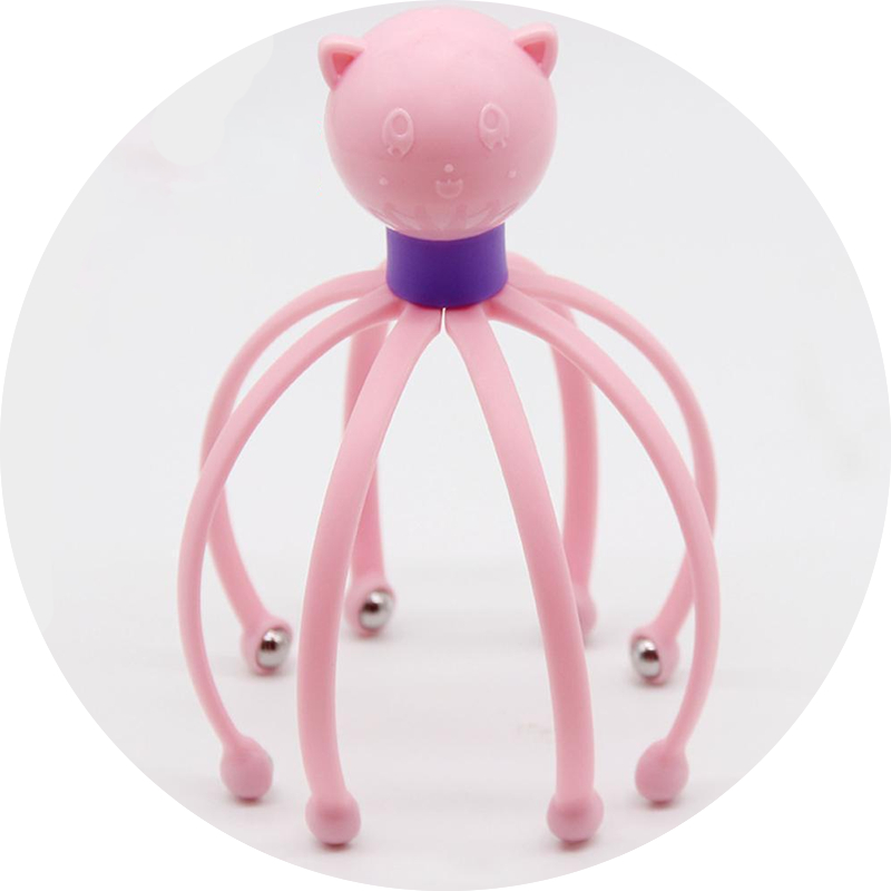 Massageador de Cabeça Polvo Cafune