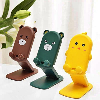 Suporte Celular Mesa Bichos Urso Pintinho Ajustável Retrátil enviado aleatoriamente