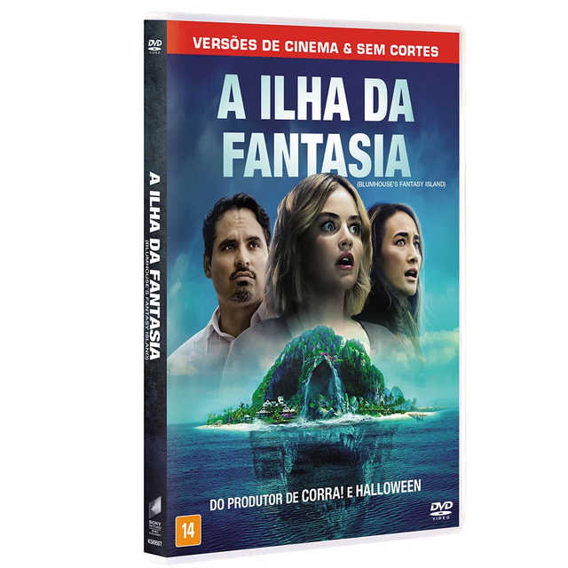 DVD A Ilha da Fantasia - Edição ORIGINAL - Michael Peña - Terror / Suspense - Novo Lacrado