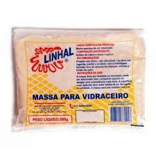 Massa para Vidro Vidraceiro Linhal Bege 500Gr