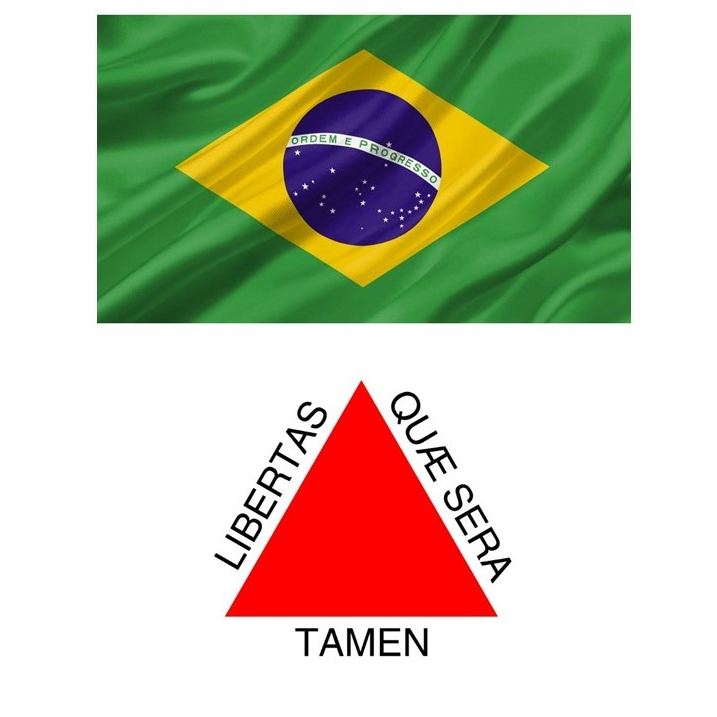 Bandeira Premium 01 Brasil + 01 Minas Gerais Oficial 90 x 150 cm C/ Anilhas p/ Mastro