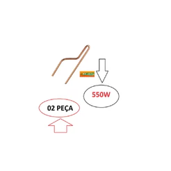 Kit 02 Ponta De Cobre Ferro Pistola De Solda 550w Phi07